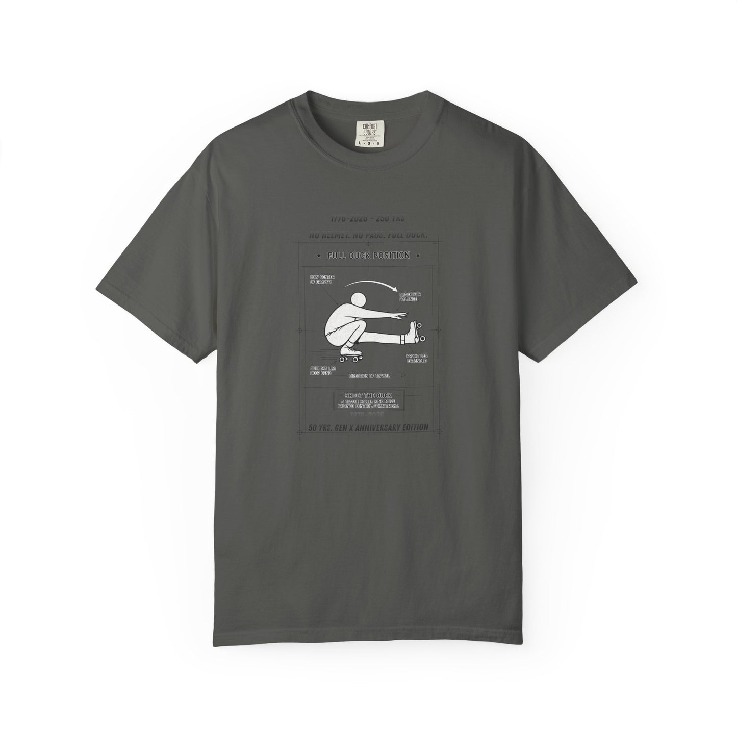 Full Duck Position Blueprint Graphic Tee - Just Gigi IFYKYK