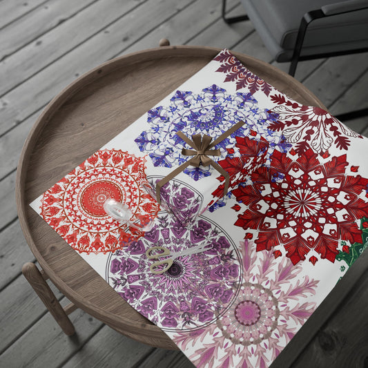 Kaleidoscope Mandala Snowflake Wrapping Paper -Just Gigi IFYKYK