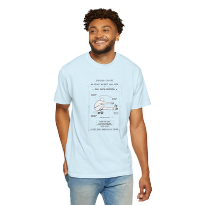 Full Duck Position Blueprint Graphic Tee - Just Gigi IFYKYK