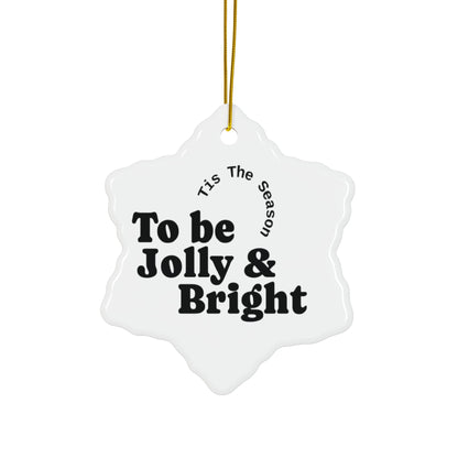 2025 Snowflake Keepsake Ceramic Ornament- Just Gigi IFYKYK