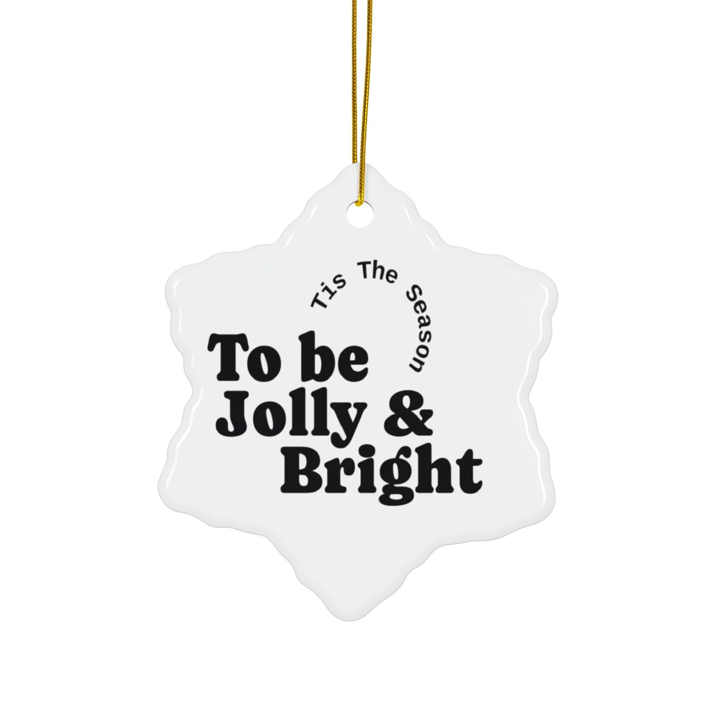 2025 Snowflake Keepsake Ceramic Ornament- Just Gigi IFYKYK