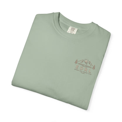EDRL Mountain Logo T‑Shirt — Minimal Outdoor Crewneck