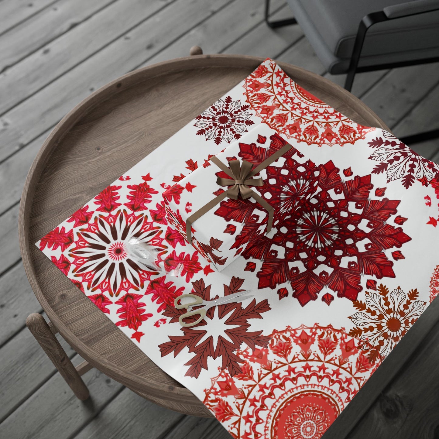 Retro Red Designer Wrapping Paper Roll — Just Gigi IFYKYK