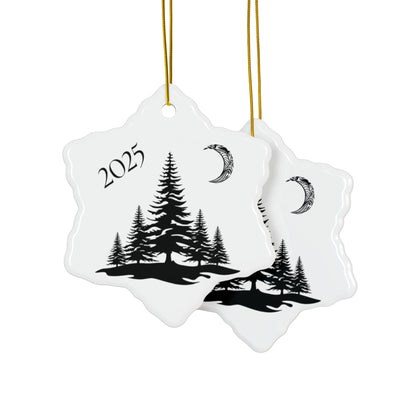 2025 Filigree Moon  Round Keepsake (2-Sided) Ornament