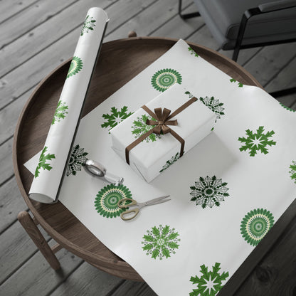 Tree Mandalas in Green Paper Roll - Just Gigi IFYKYK