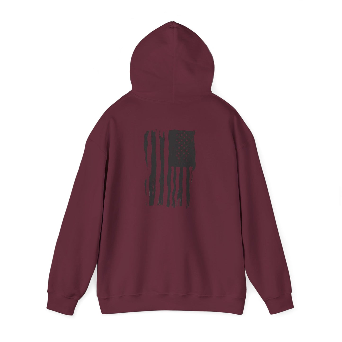 Resistance Hoodie — Vintage Flag Graphic Hooded Sweatshirt (Est. 1776)