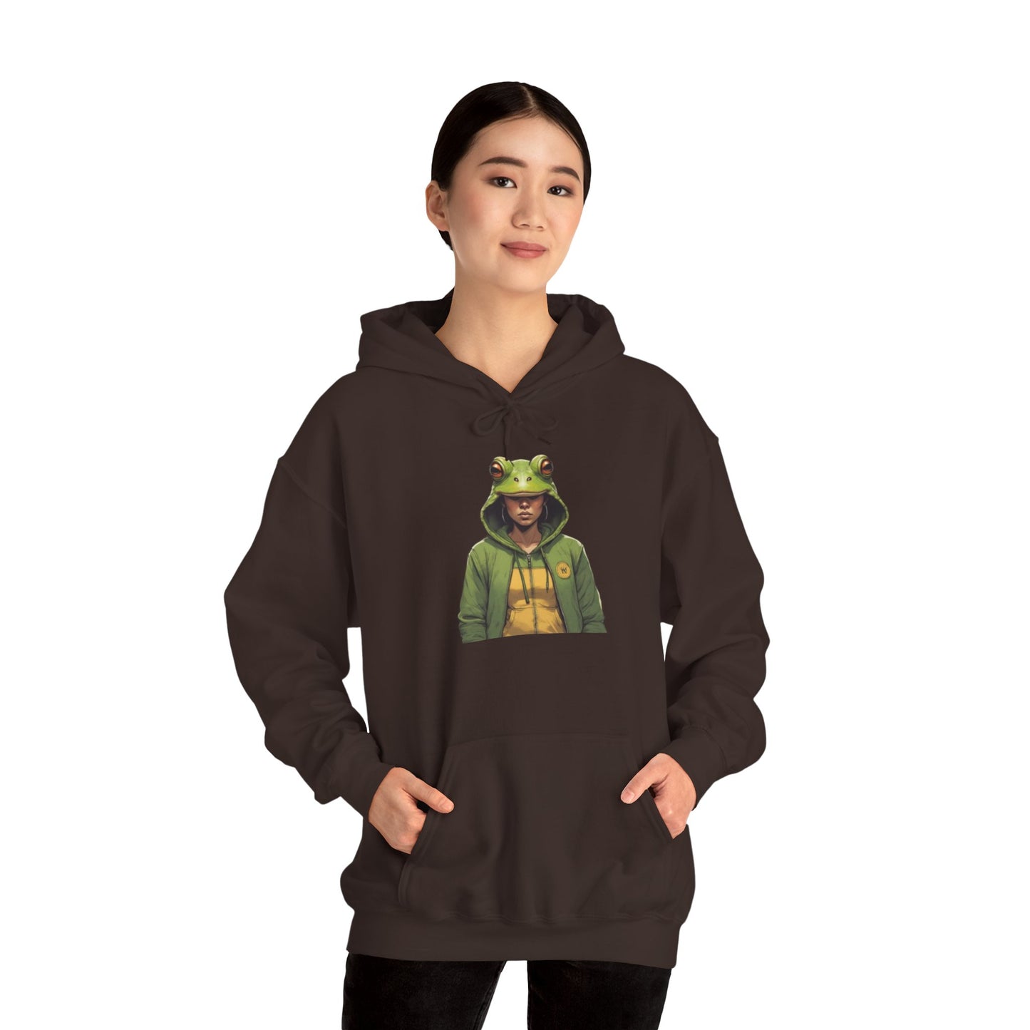 Frog Woman Graphic Hoodie – Unique Statement Streetwear  Just Gigi IFYKYK