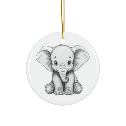 White Elephant  2025 Keepsake Ceramic Ornament — Just Gigi IFYKYK