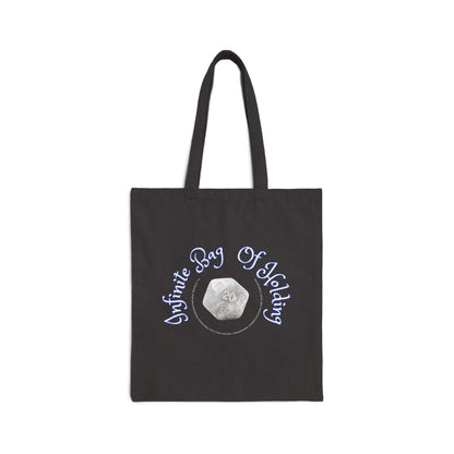 Infinite Bag of Holding  - Black Magical Canvas Tote for Fantasy Fans Just Gigi IFYKYK