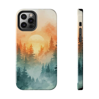 Sunset Forest Mist Tough Phone Case -Just Gigi IFYKYK