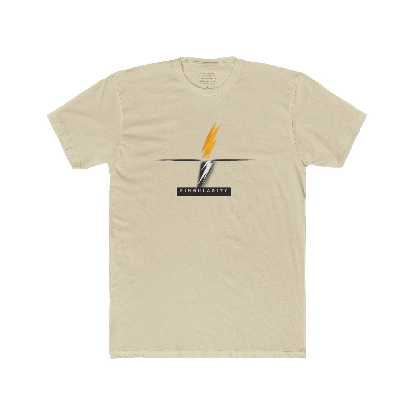 The Singularity Minimal Graphic Cotton Tee ONWARD Brand By Gigi