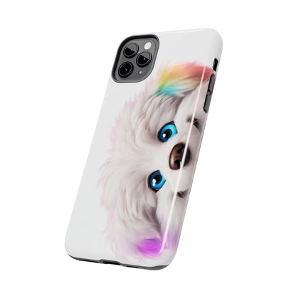 Peeking Doggo design Tough Phone Cases