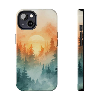 Sunset Forest Mist Tough Phone Case -Just Gigi IFYKYK