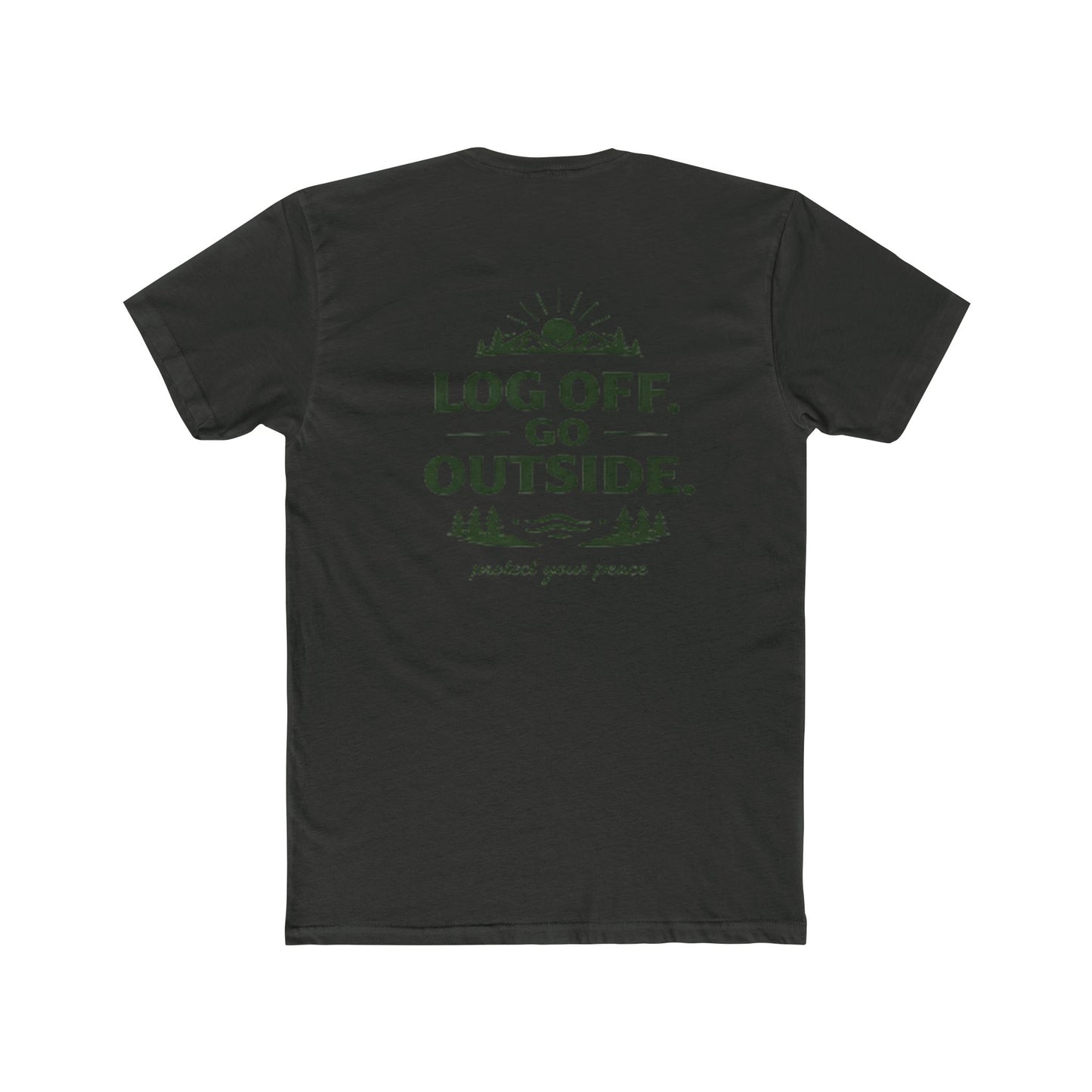 Log Off Go Outside Tee From EDRL by Just Gigi IFYKYK
