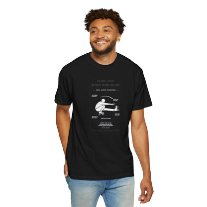 Full Duck Position Blueprint Graphic Tee - Just Gigi IFYKYK
