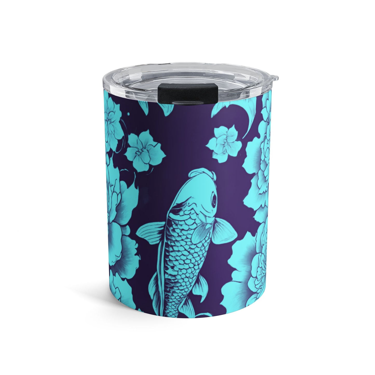 Teal Koi 10oz Tumbler - Just Gigi IFYKYK