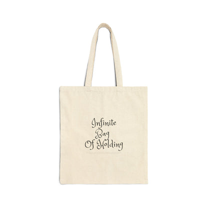 Infinite Bag of Holding Canvas Tote -  1 sided design - Just Gigi IFYKYK