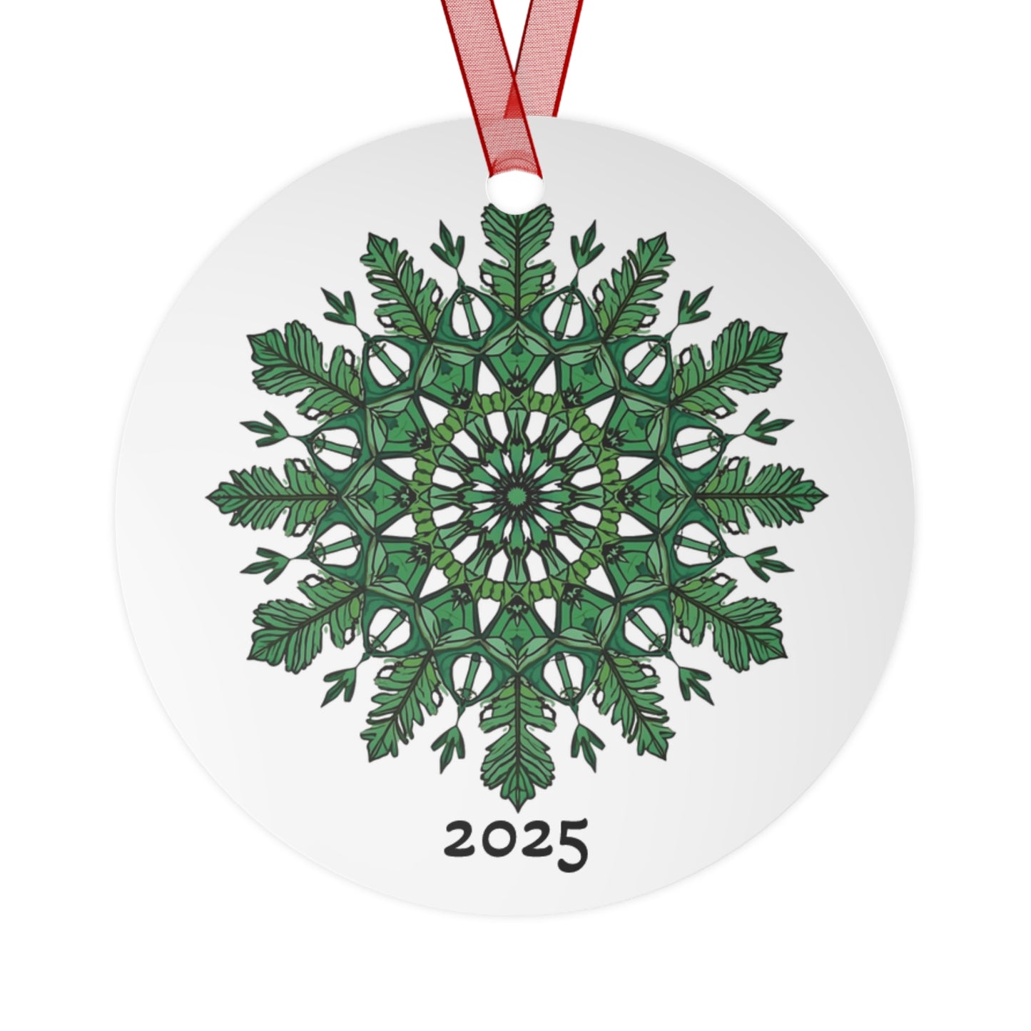 2025 Green Mandala Bell Metal Ornament — Just Gigi IFYKYK