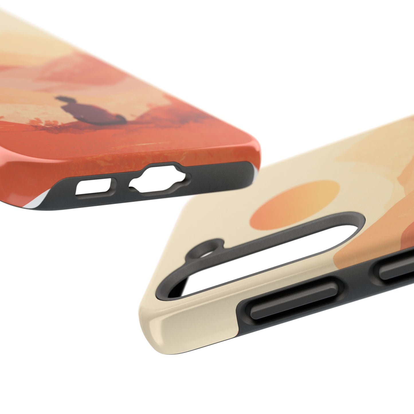 Sunset Mountain Meditation Tough Phone Case - Just Gigi IFYKYK