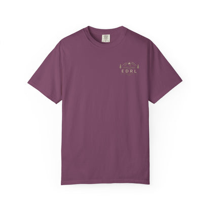EDRL Mountain Logo T‑Shirt — Minimal Outdoor Crewneck