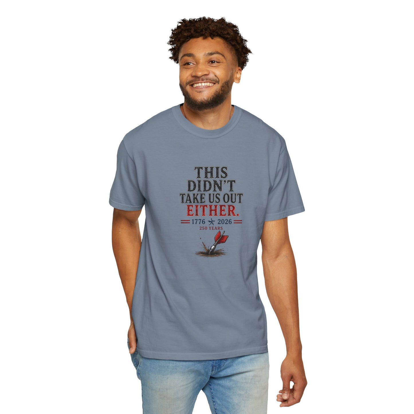 Lawn Dart Patriotic Graphic T-Shirt — 250th Anniversary 1776–2026