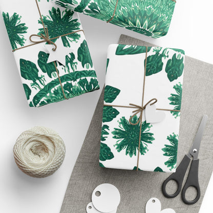 Pine Mandala Minimalist Wrapping Paper - Just Gigi IFYKYK