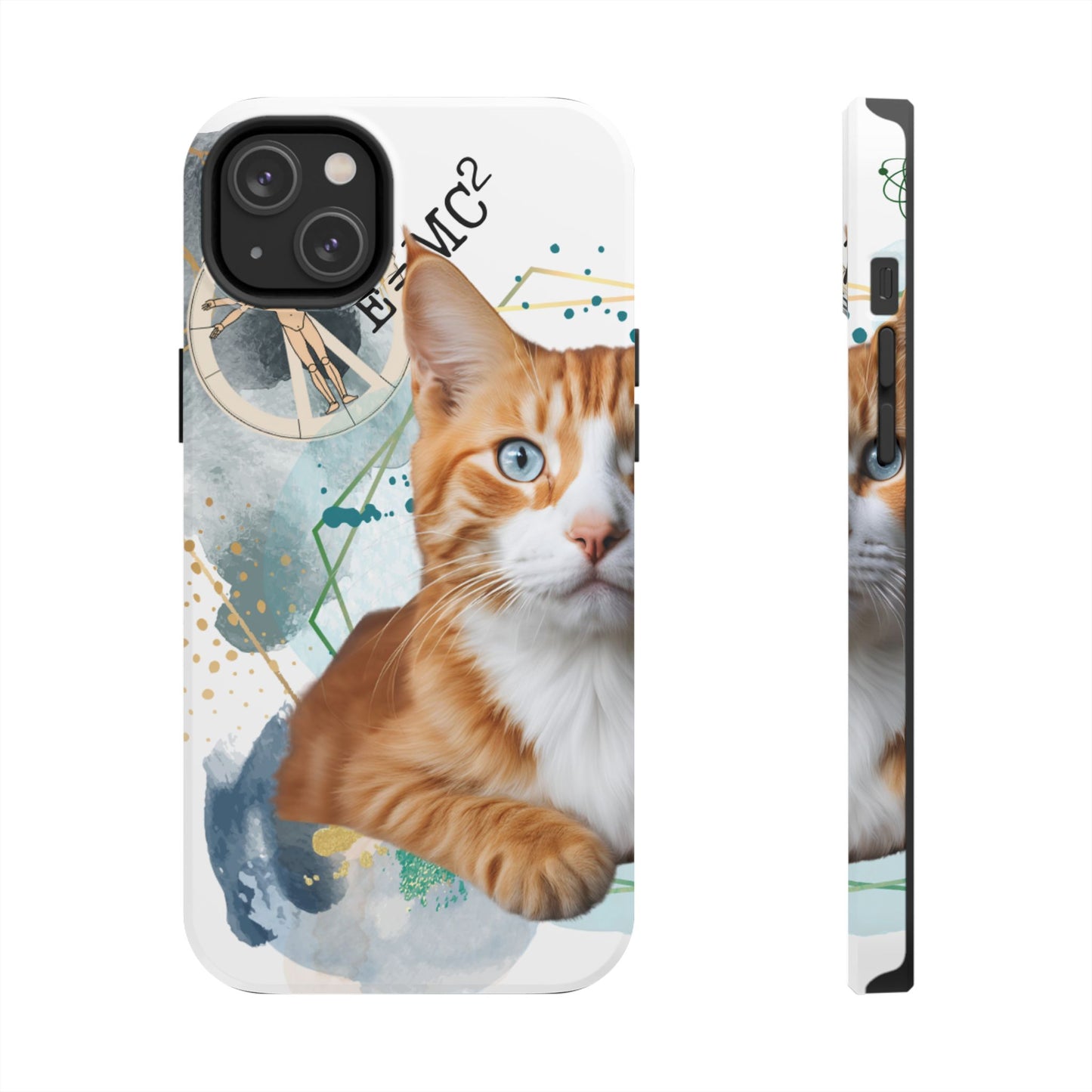 E=MC2 Cat Tough Phone Cases