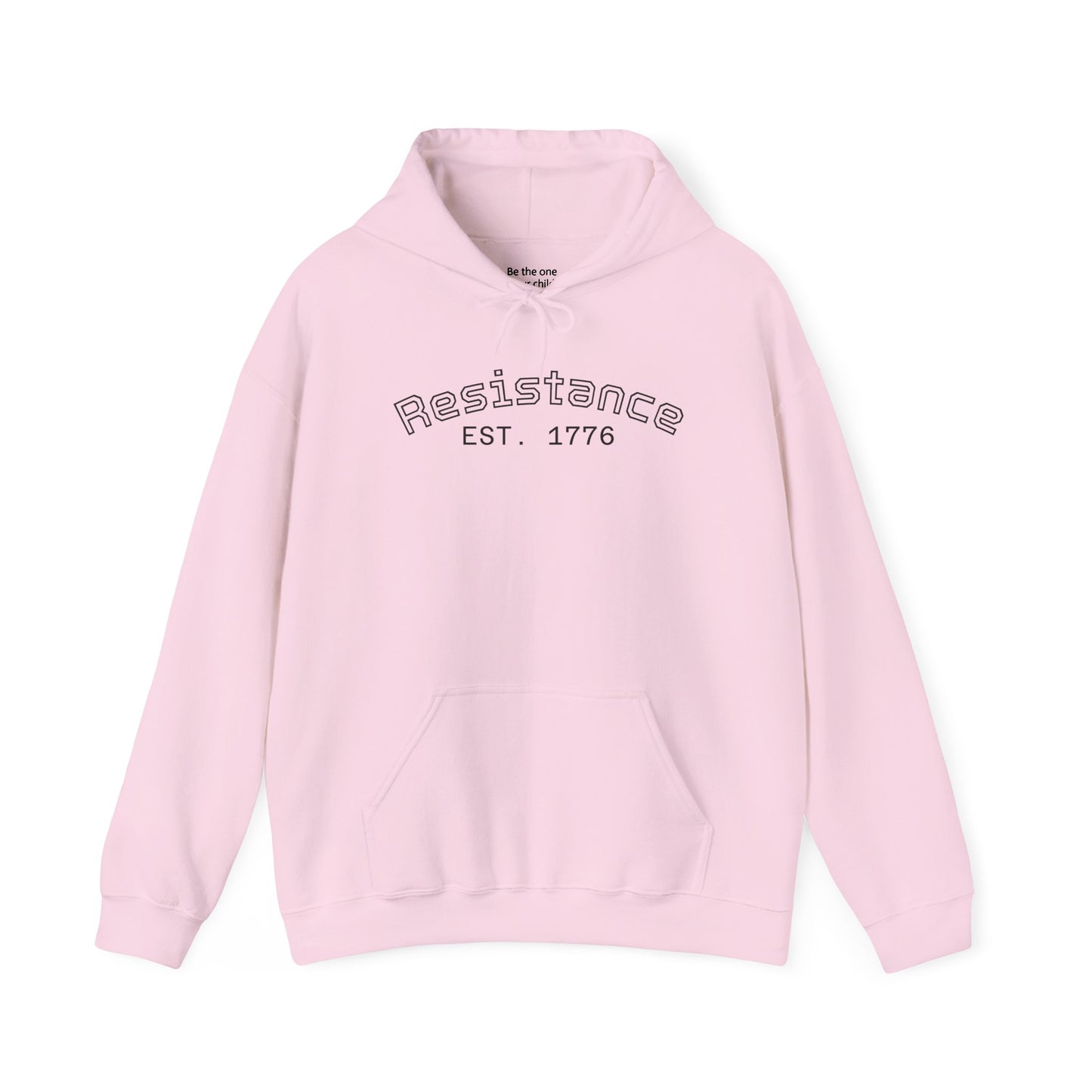 Resistance Est. 1776 Hoodie — Frog Hood Portrait Graphic Sweatshirt