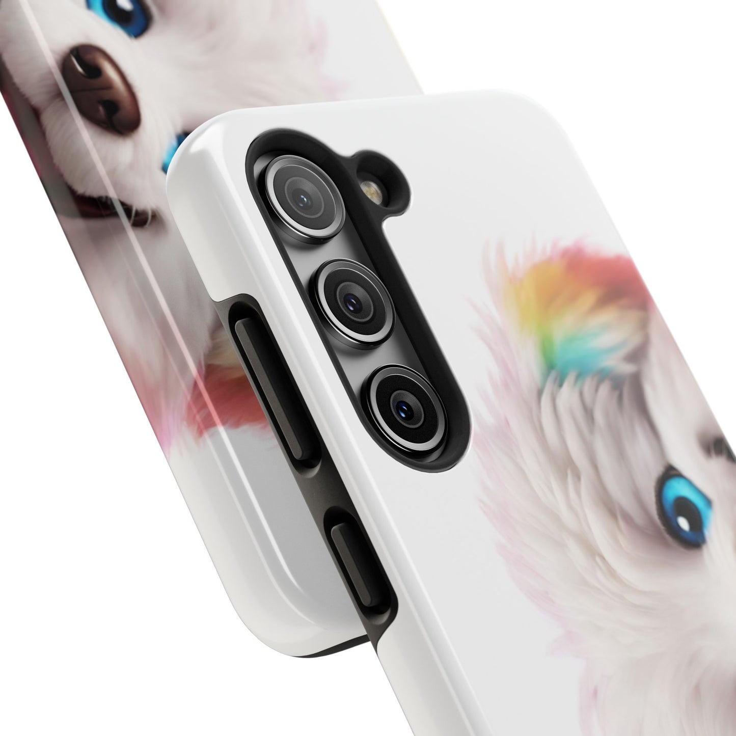 Peeking Doggo design Tough Phone Cases