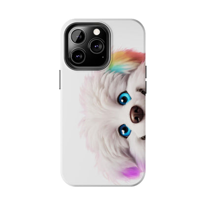 Peeking Doggo design Tough Phone Cases