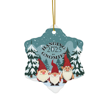 Hanging With My Gnomies 2025 Keepsake Ornament