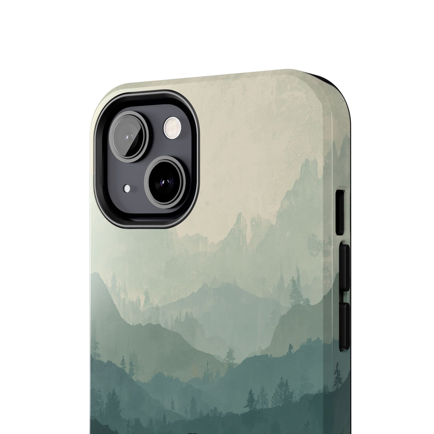 Grey Mountains Serene Silhouette Tough Case