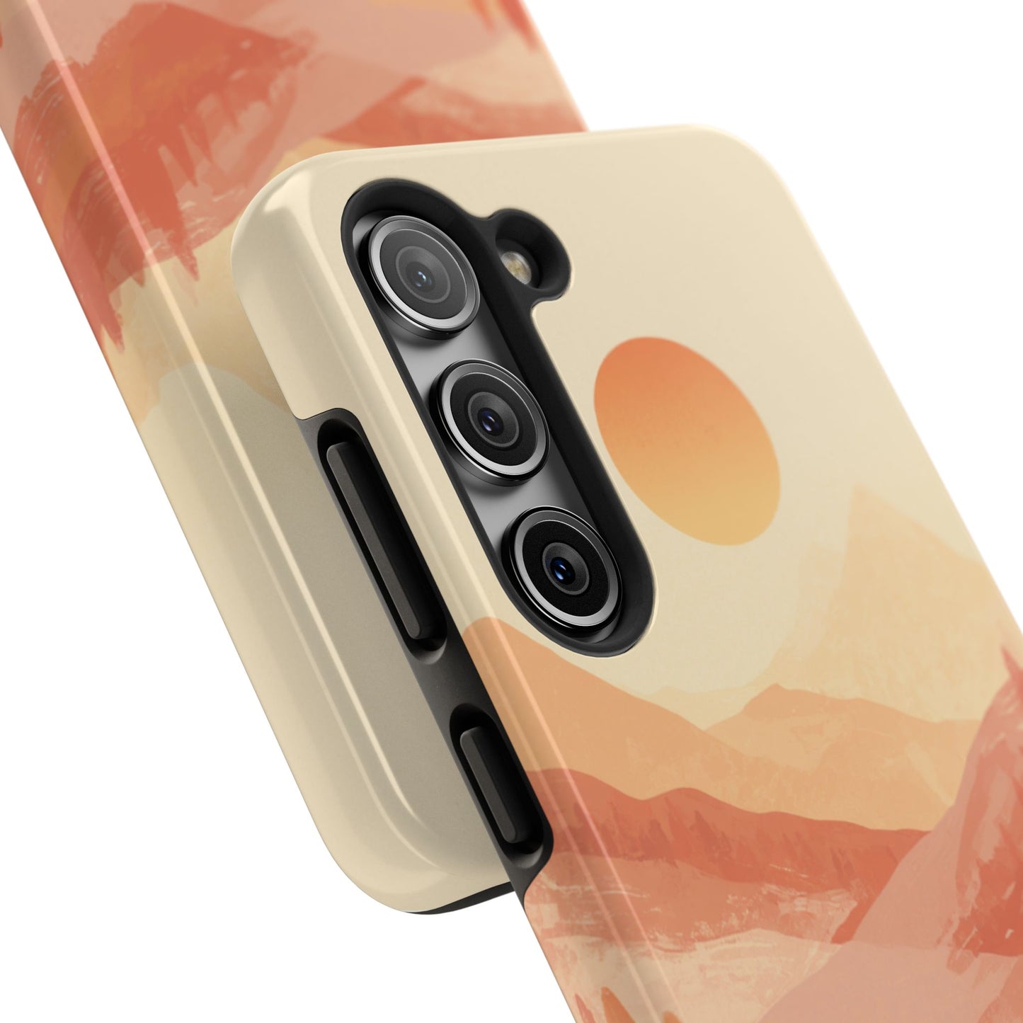 Sunset Mountain Meditation Tough Phone Case - Just Gigi IFYKYK