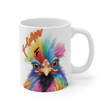 F -Caw F Rooster Mug – *Adult * - Just Gigi IFYKYK
