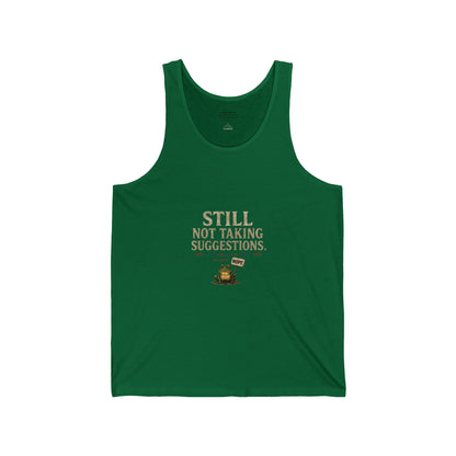 "Still Not Taking Suggestions" 250th Fun Frog Graphic Tank - Just Gigi IFYKY