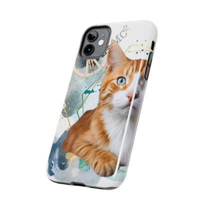 E=MC2 Cat Tough Phone Cases