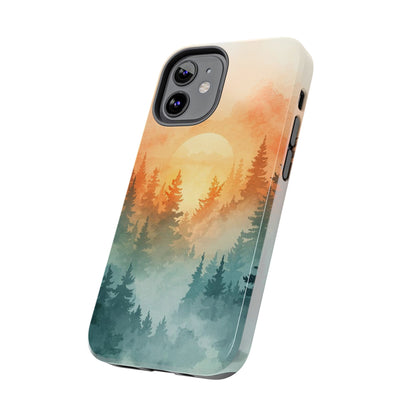 Sunset Forest Mist Tough Phone Case -Just Gigi IFYKYK