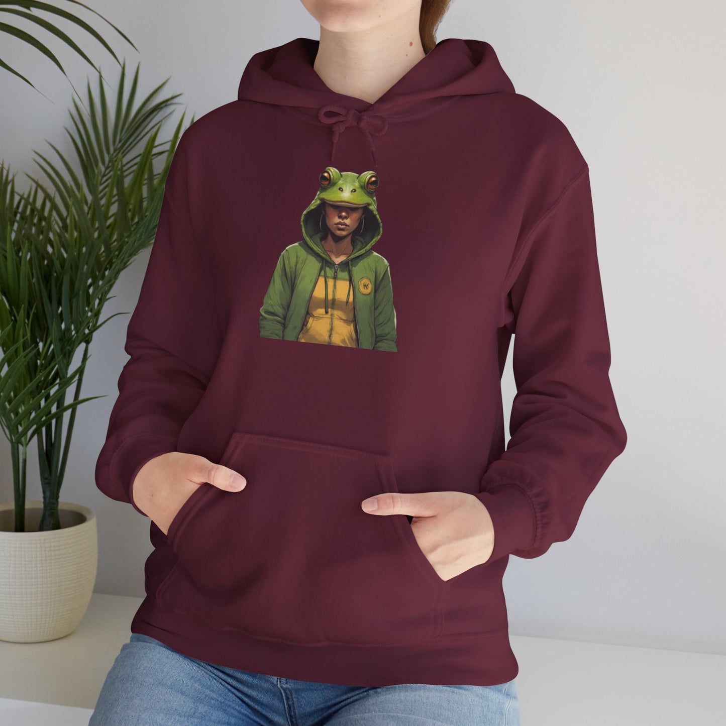 Frog Woman Graphic Hoodie – Unique Statement Streetwear  Just Gigi IFYKYK