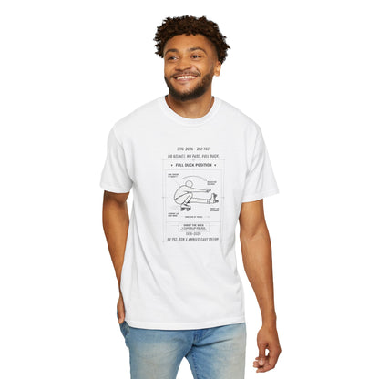 Full Duck Position Blueprint Graphic Tee - Just Gigi IFYKYK