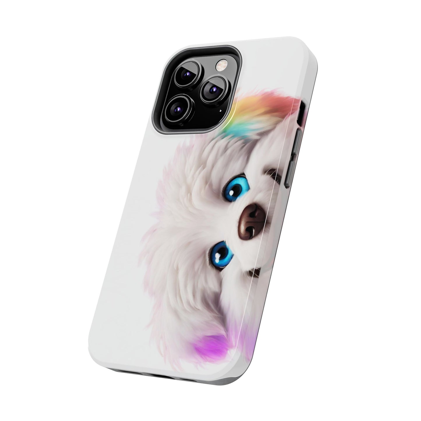 Peeking Doggo design Tough Phone Cases