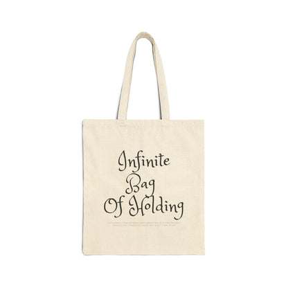 Infinite Bag of Holding W/ D20 Shield RPG Tote - Just Gigi IFYKYK