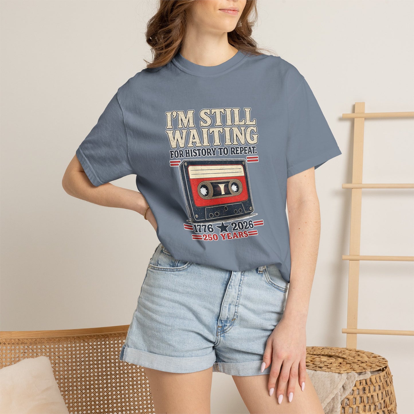 Waiting for History - Vintage Cassette Tee Just Gigi IFYKYK