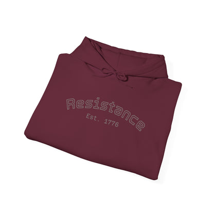 Resistance Hoodie — Vintage Flag Graphic Hooded Sweatshirt (Est. 1776)
