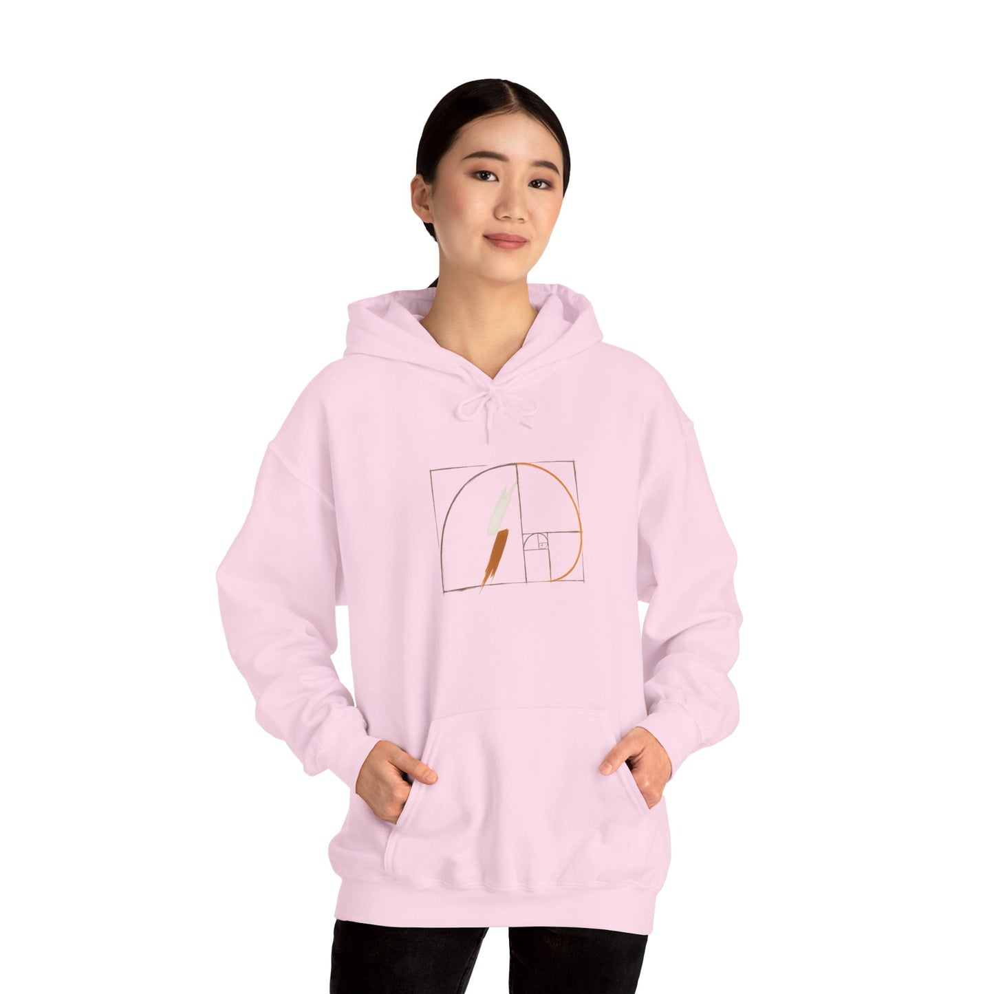 ONWARD Hoodie —Fibonacci Spiral Minimal Design
