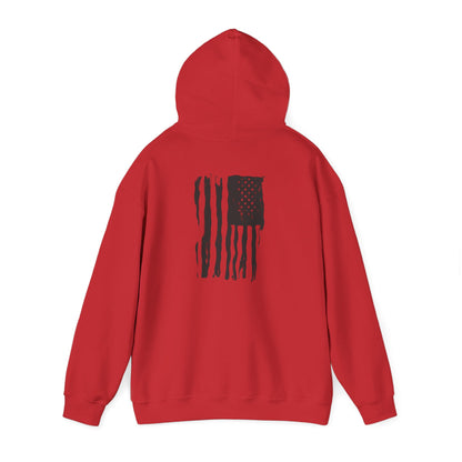 Resistance Hoodie — Vintage Flag Graphic Hooded Sweatshirt (Est. 1776)