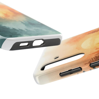Sunset Forest Mist Tough Phone Case -Just Gigi IFYKYK