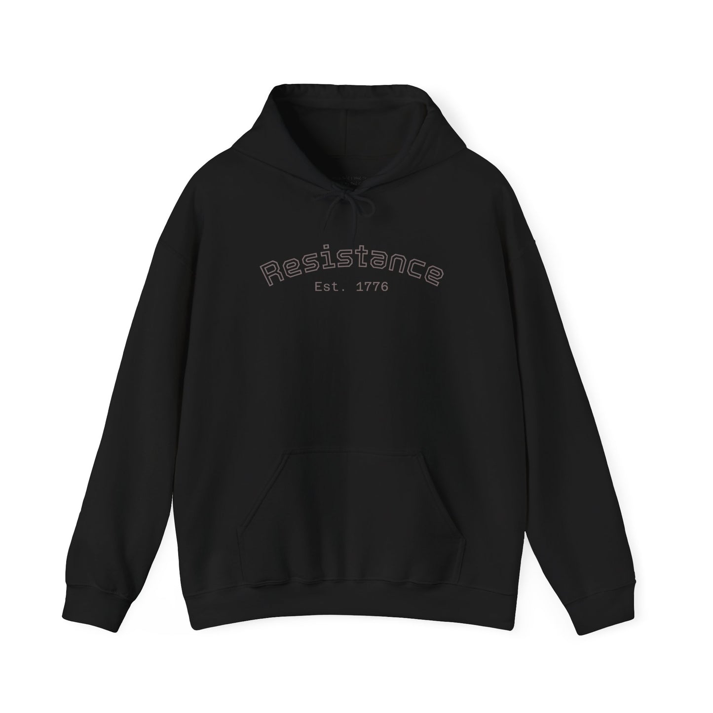 Resistance Hoodie — Vintage Flag Graphic Hooded Sweatshirt (Est. 1776)