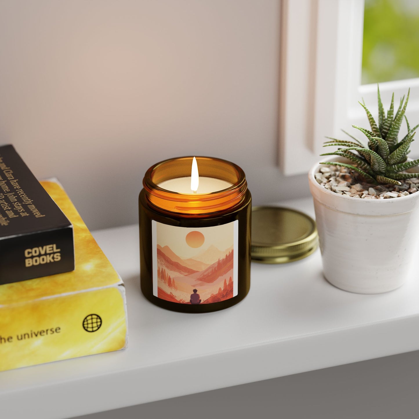Warm Sunset Mountain Jar - Just Gigi IFYKYK