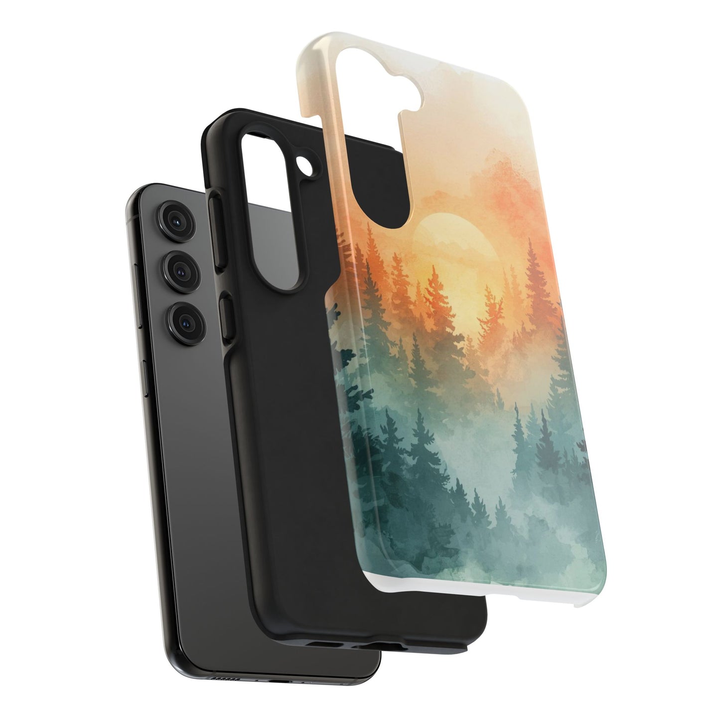 Sunset Forest Mist Tough Phone Case -Just Gigi IFYKYK
