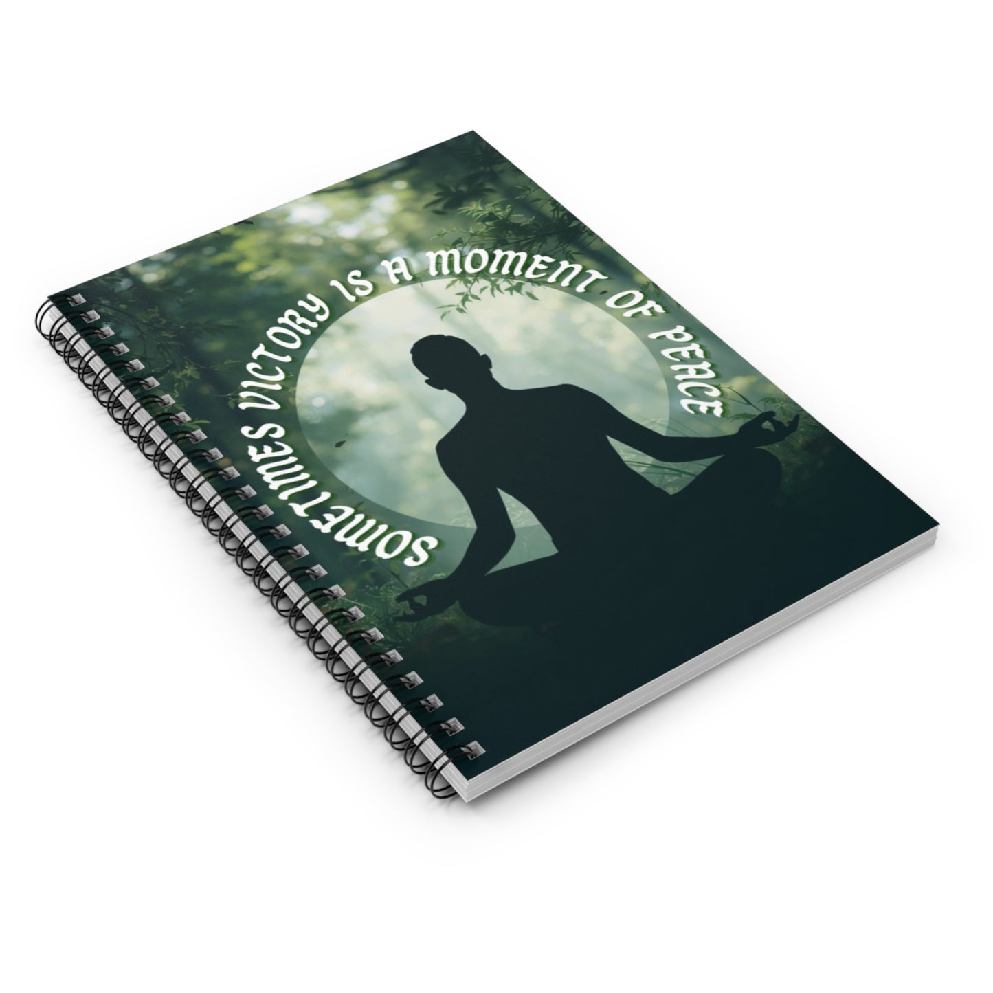 Moment of Peace EDRL By Just Gigi IFYKYK Spiral Notebook - Ruled Line